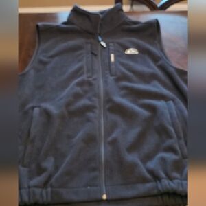 Drake Black Fleece Vest 5xl